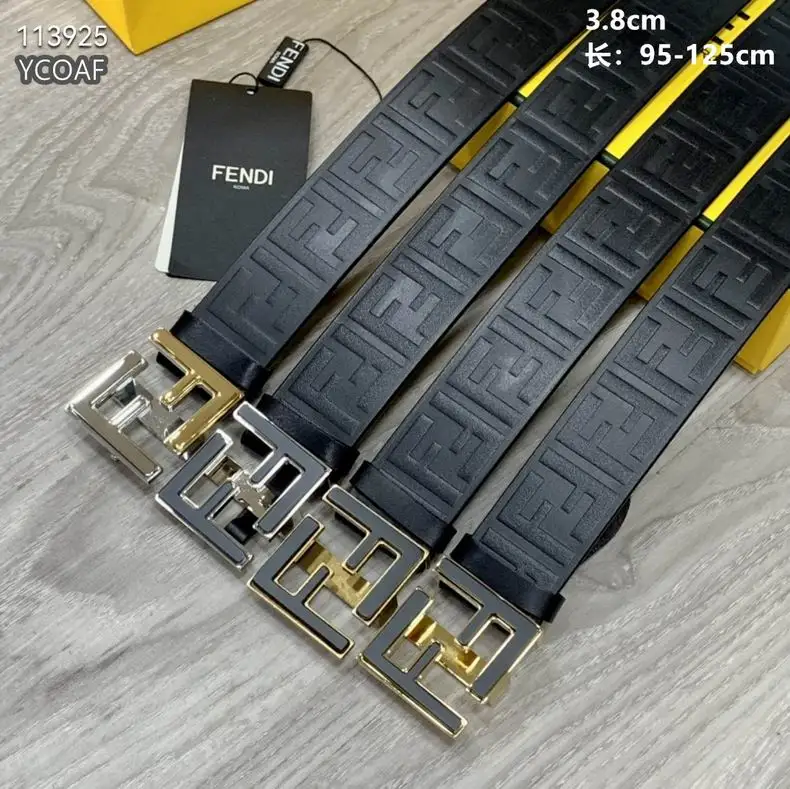 Fendi Belt 38mmX95-125cm 8L06